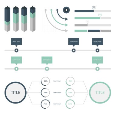 Bilgi-grafik, iş kavramı unsurları