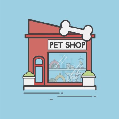 Resimde evde beslenen hayvan dükkan