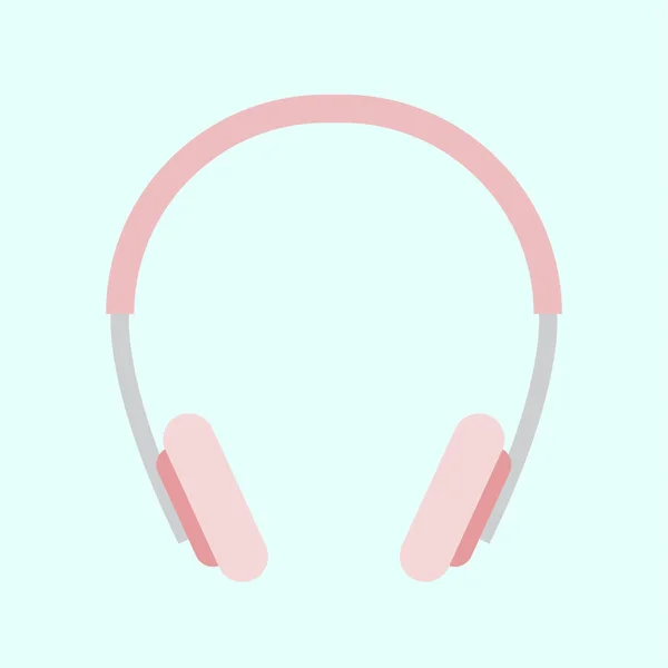 Abbildung Pastellfarben Der Kopfhörer — Stockfoto