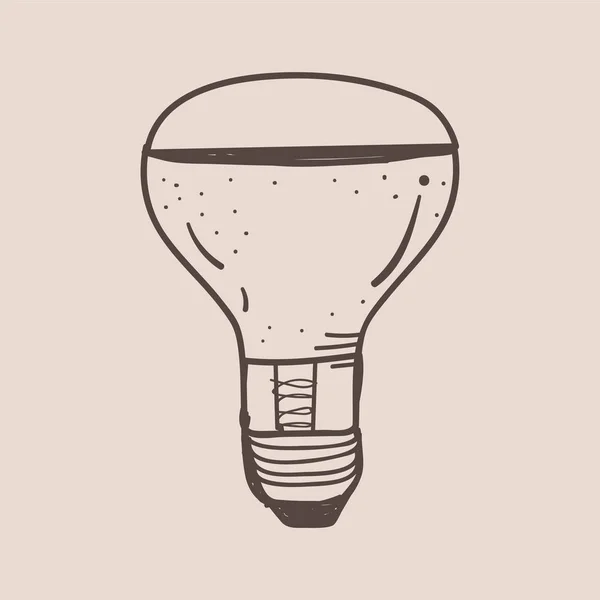 Illustrazione Una Lampadina — Foto Stock