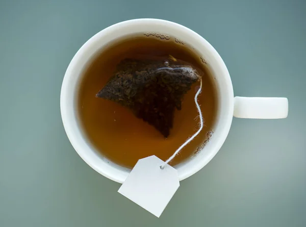 Tea Egy Felülnézet — Stock Fotó