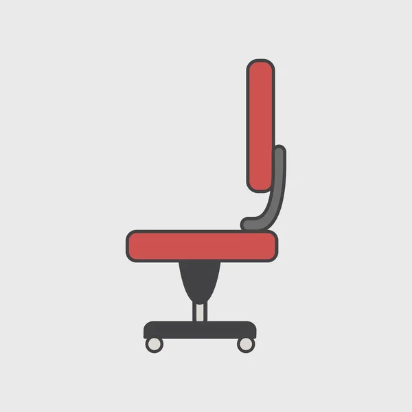 Ilustração Ícone Cadeira Escritório — Fotografia de Stock