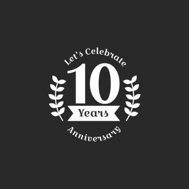 10th yıldönümü damga banner gösterimi