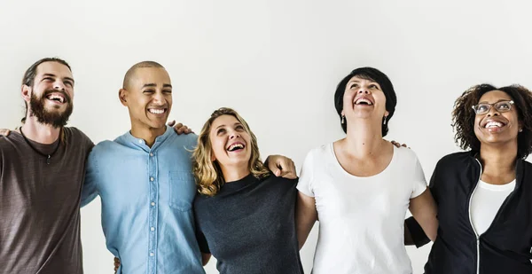 Grupo Amigos Que Pasan Tiempo Juntos — Foto de Stock