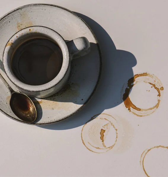 Vista Aérea Del Café Caliente — Foto de Stock