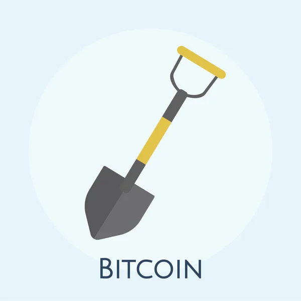 Illustration Des Bitcoin Mining Konzepts — Stockfoto