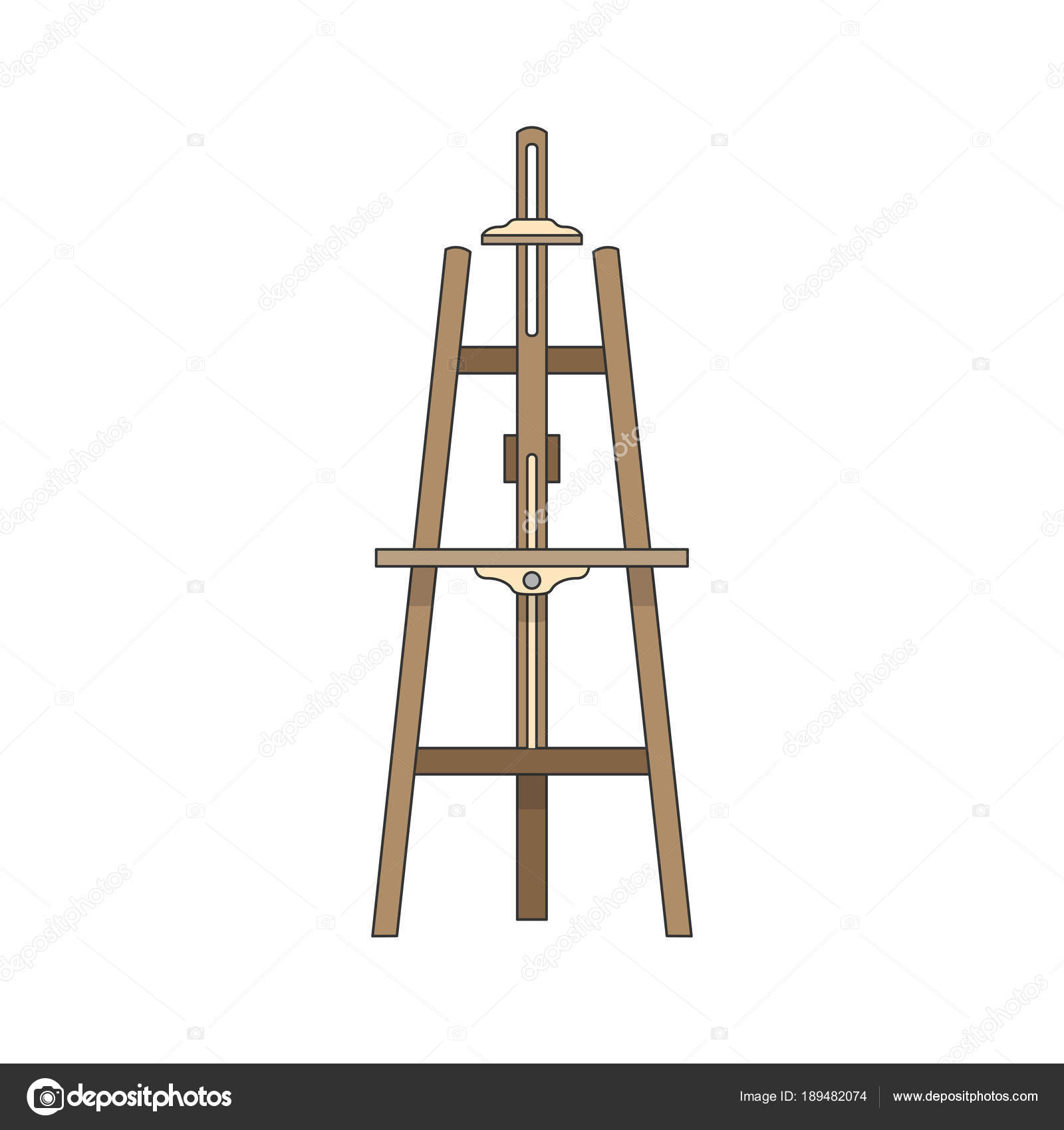 Canvas Stand Easel Illustration Stock Photo by ©Rawpixel 189482074