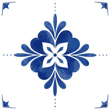 Döşeme desenli karoların tasviri