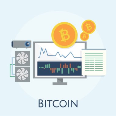 Bitcoin kavram gösteren resim