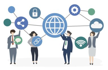 Kurumsal iş adamları resimli