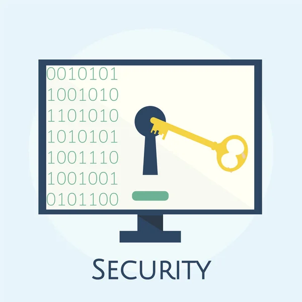 Illustration Cyber Security Koncept — Stockfoto