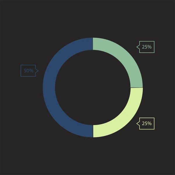 ラウンド分析グラフ Infochart — ストック写真