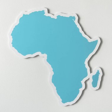Afrika 'nın ücretsiz boş haritası