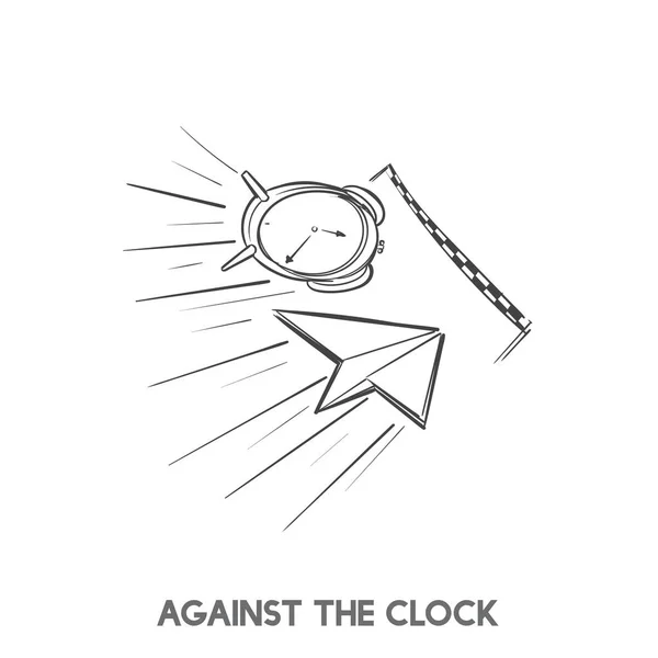 Contra Vector Lenguaje Reloj — Foto de Stock