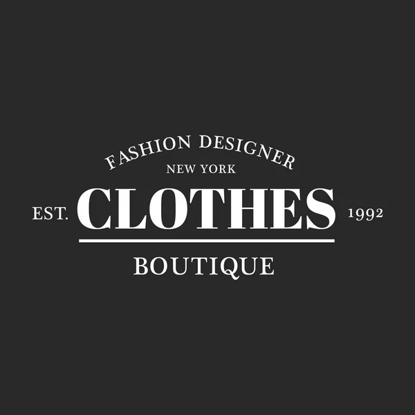 Εικονογράφηση Του Boutique Κατάστημα Λογότυπο Σφραγίδα Banner — Φωτογραφία Αρχείου