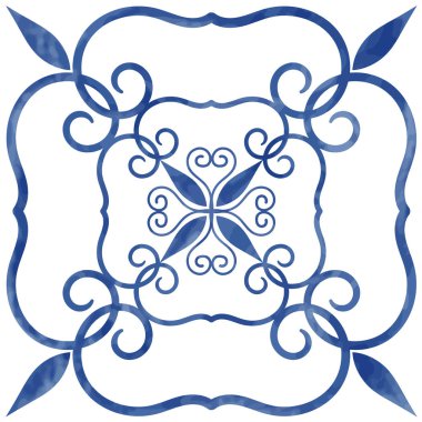 Döşeme desenli karoların tasviri