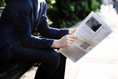 Sabah gazetede iş adamı