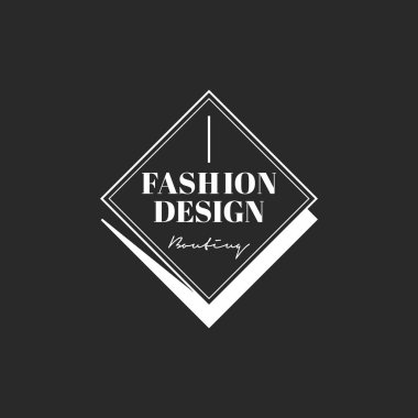 Butik dükkanının logo damgası ilanı