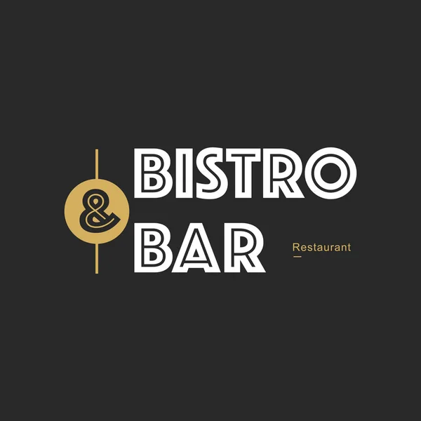 Illustrazione Del Banner Timbro Del Ristorante — Foto Stock