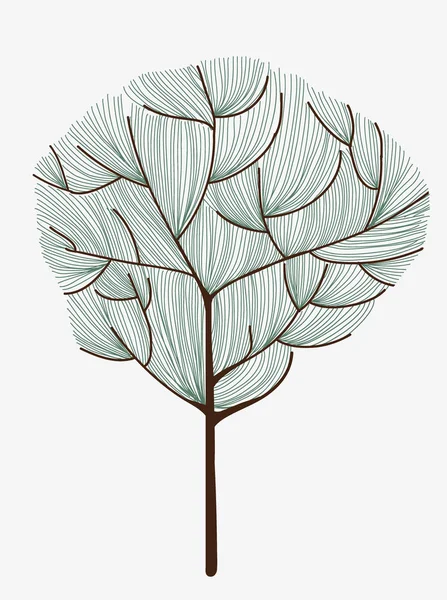 Desenho Ilustração Tipo Flora — Fotografia de Stock