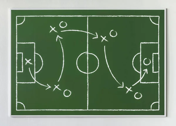 Basket Ball Strategy Sketch Icon — Stock Photo, Image
