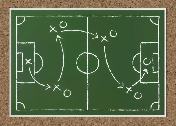Basketball Strategie Skizze — Stockfoto