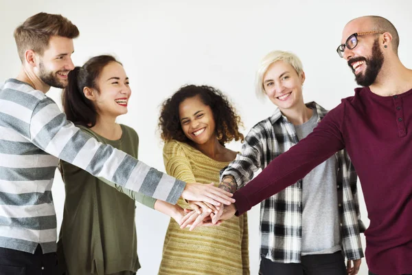 Group Diverse People Togeth Team — Stock Photo, Image