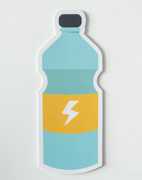 Pictogram Van Drank Van Energie Van Sport Drank — Stockfoto