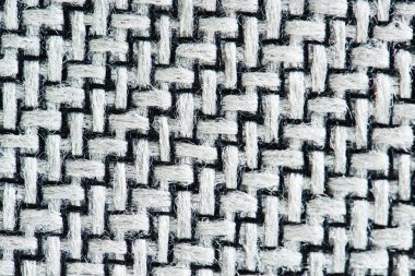 Beyaz ve siyah kumaş yüzeyi 