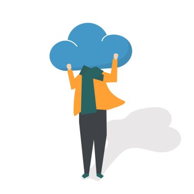 Avatar sosyal ağ konseptinin gösterimi