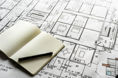 Ev planı planı portre