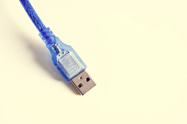 Cable Usb Aislado Sobre Fondo Blanco —  Fotos de Stock