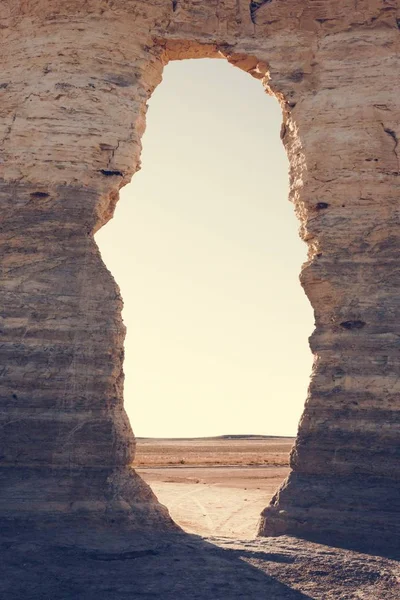 Den Vackra Utsikten Över Monument Rocks — Stockfoto