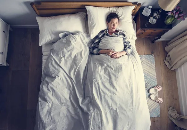 침대는 — 스톡 사진