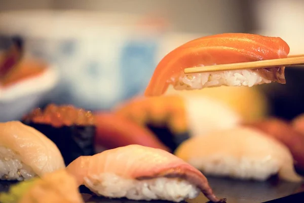 寿司日本食品健康饮食 — 图库照片