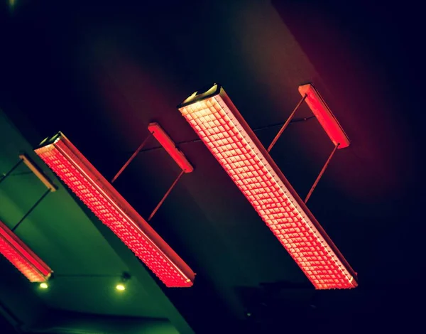 Fluorescent light red deals