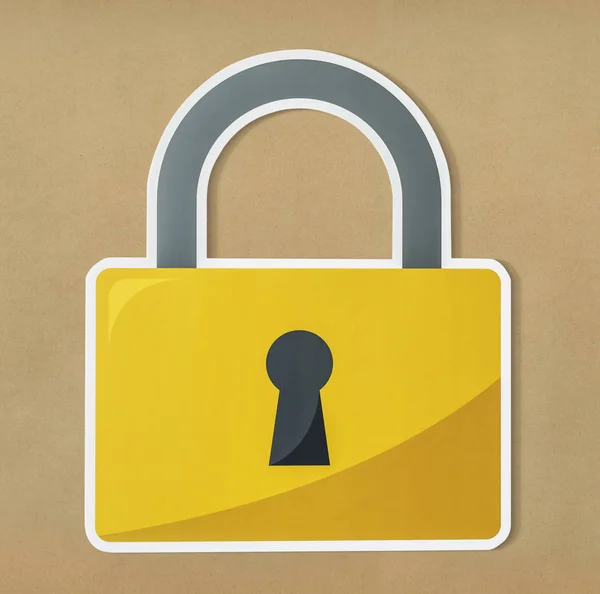 Privacy Safety Lock Icon Symbol — Stock Photo, Image