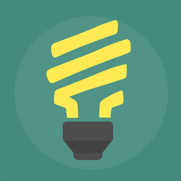 Illustration Light Bulb Icon — Stock Photo, Image