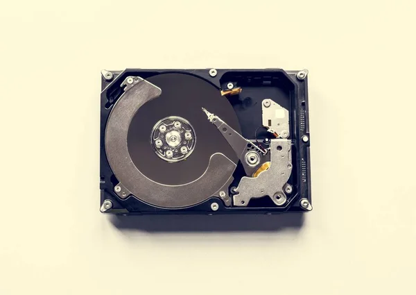 Penyimpanan Data Portabel Hdd Terisolasi Latar Belakang — Stok Foto