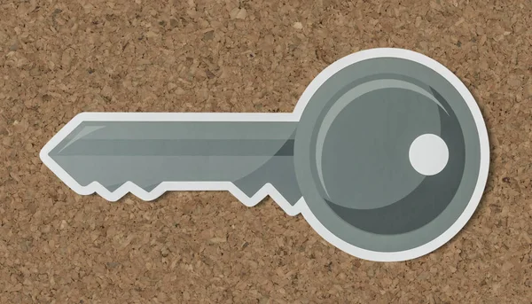 Символ Піктограми Доступу Ключів — стокове фото