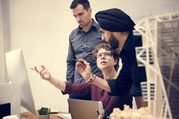 Diverse Business People Working — Stock Photo, Image