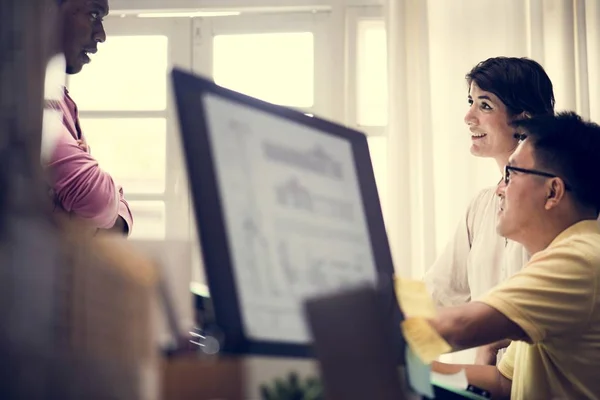 Collega Samen Werken — Stockfoto