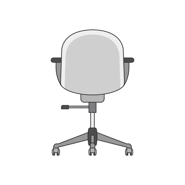 Ilustração Das Costas Uma Cadeira — Fotografia de Stock