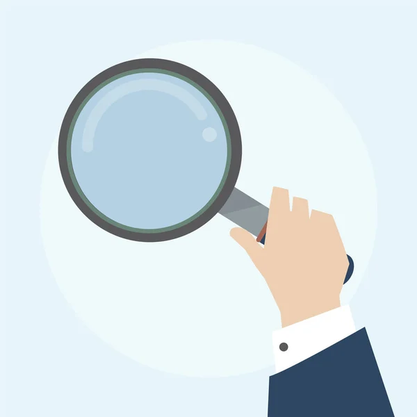 Illustration Magnifying Glass Icon — Stock Photo, Image