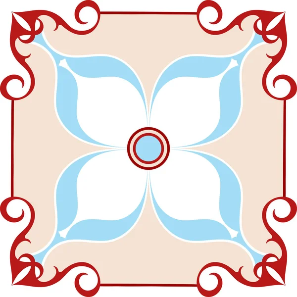 Ilustração Azulejos Padrão Texturizado — Fotografia de Stock