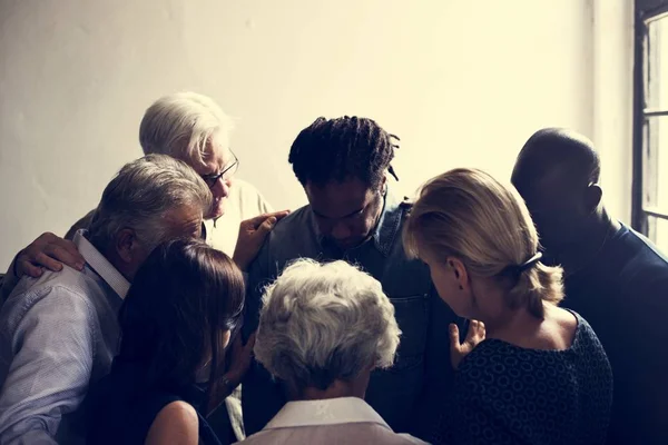 Group Diverse People Gathering Together Support Teamwork — Stock Photo, Image