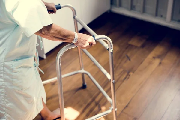 Paciente Anciano Proceso Recuperación — Foto de Stock