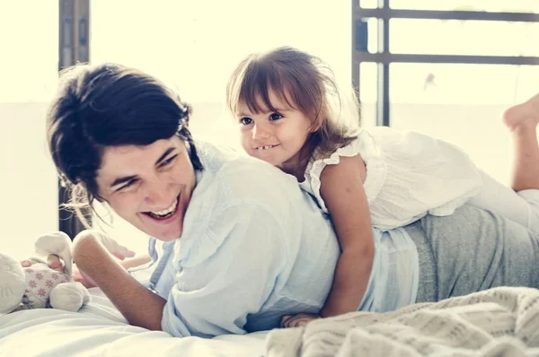 Mother Daughter Playing Together Happiness — Stock Photo, Image