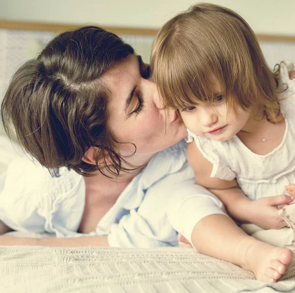 Kvalitetstid För Mor Och Dotter — Stockfoto