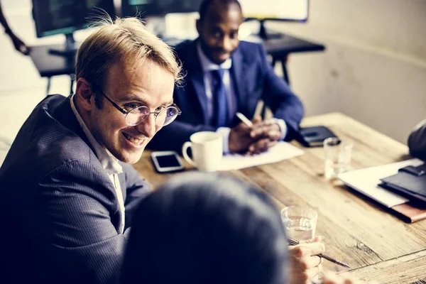 Group Business People Meeting Room — Stock Photo, Image